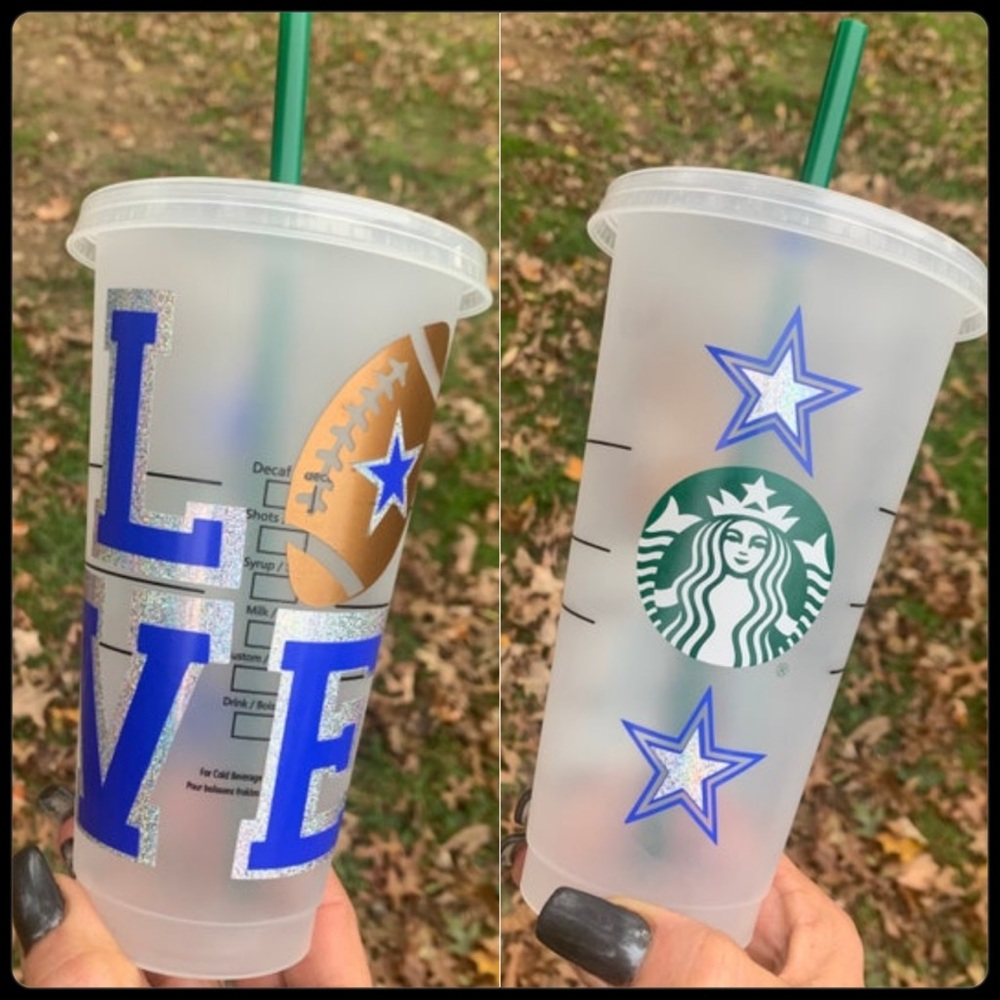 Dallas Cowboys Football Starbucks cup